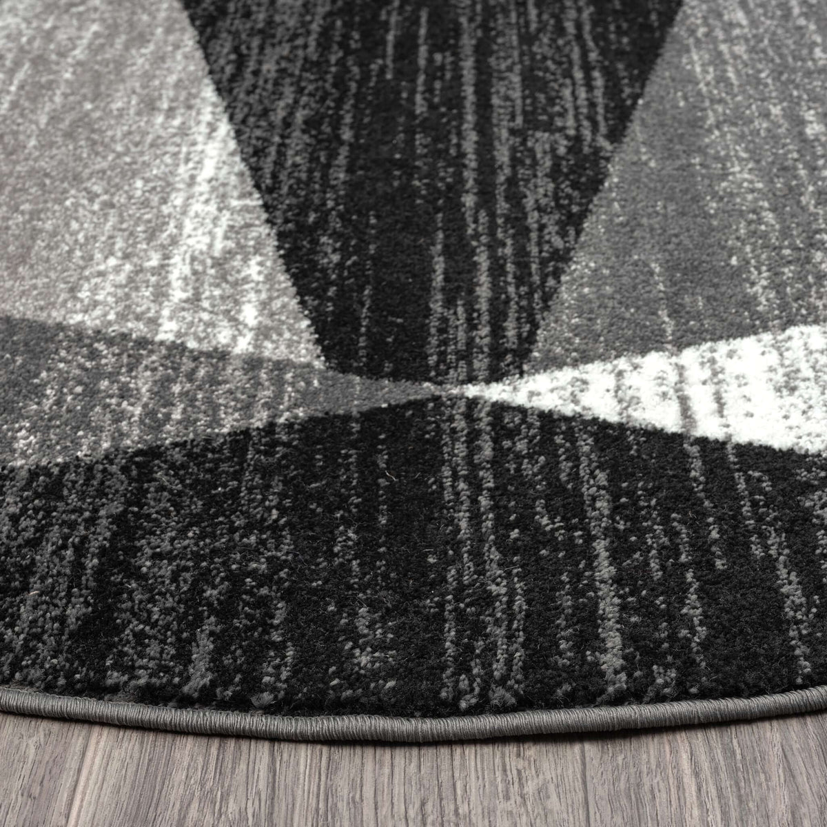 Adore 2301 Grey Round Rug