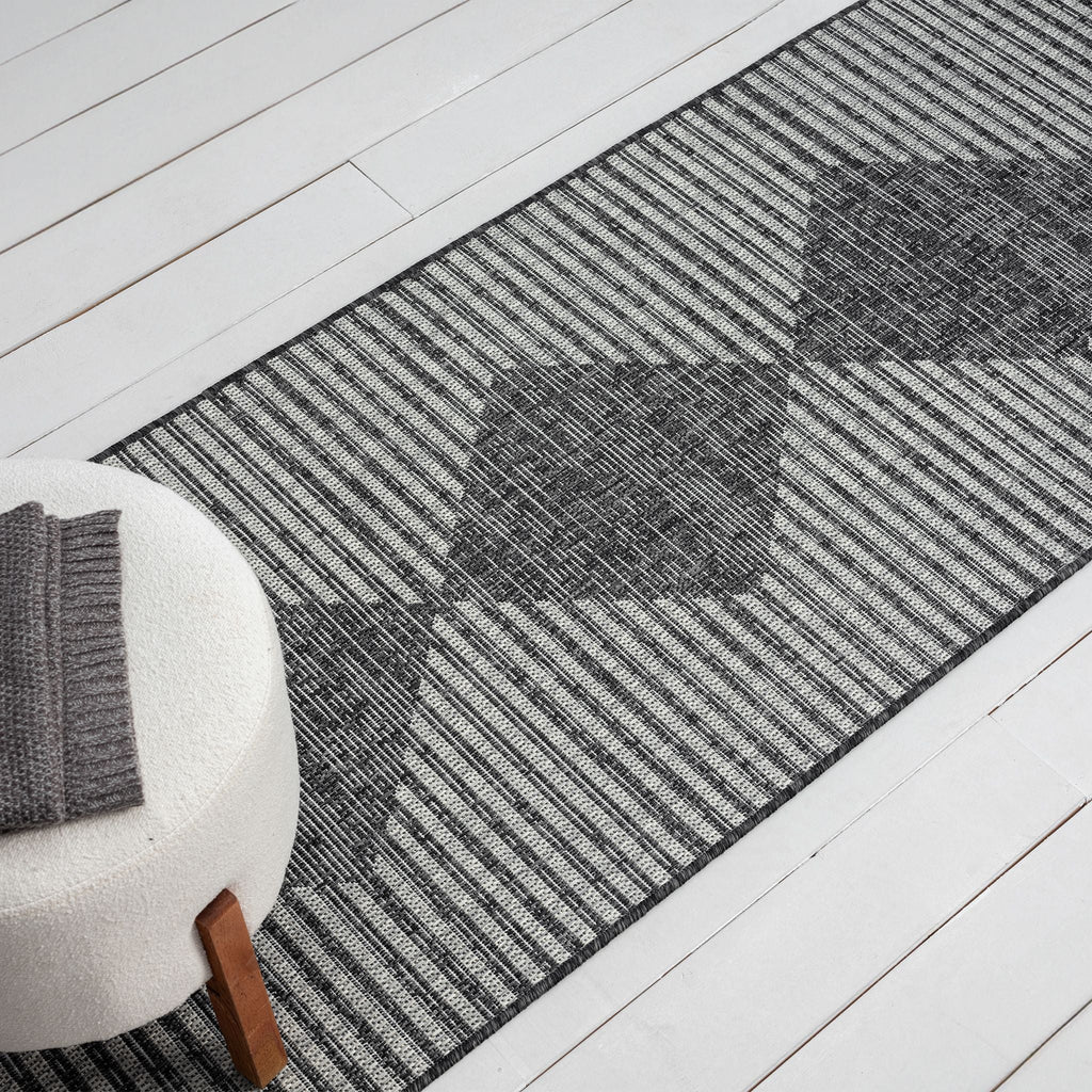 Alfresco 425 Ebony Hallway Runner