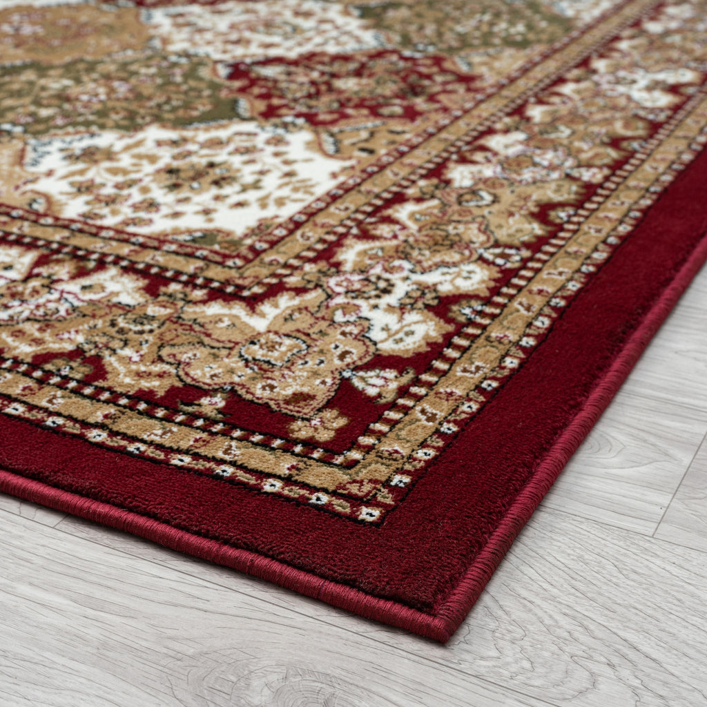 Royal 528 Red Traditional Hallway Runner