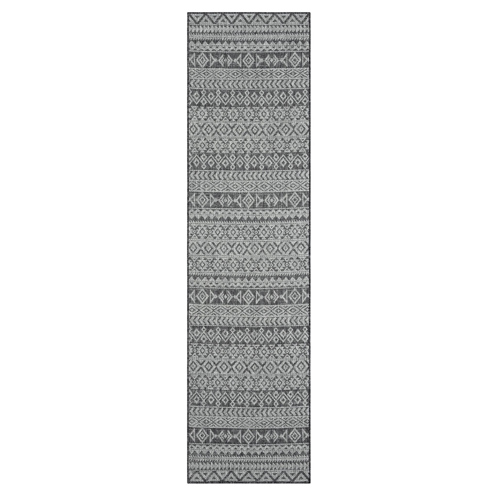 Alfresco 421 Charcoal Hallway Runner lifestyle view