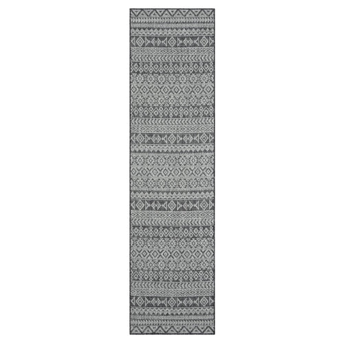 Alfresco 421 Charcoal Hallway Runner lifestyle view