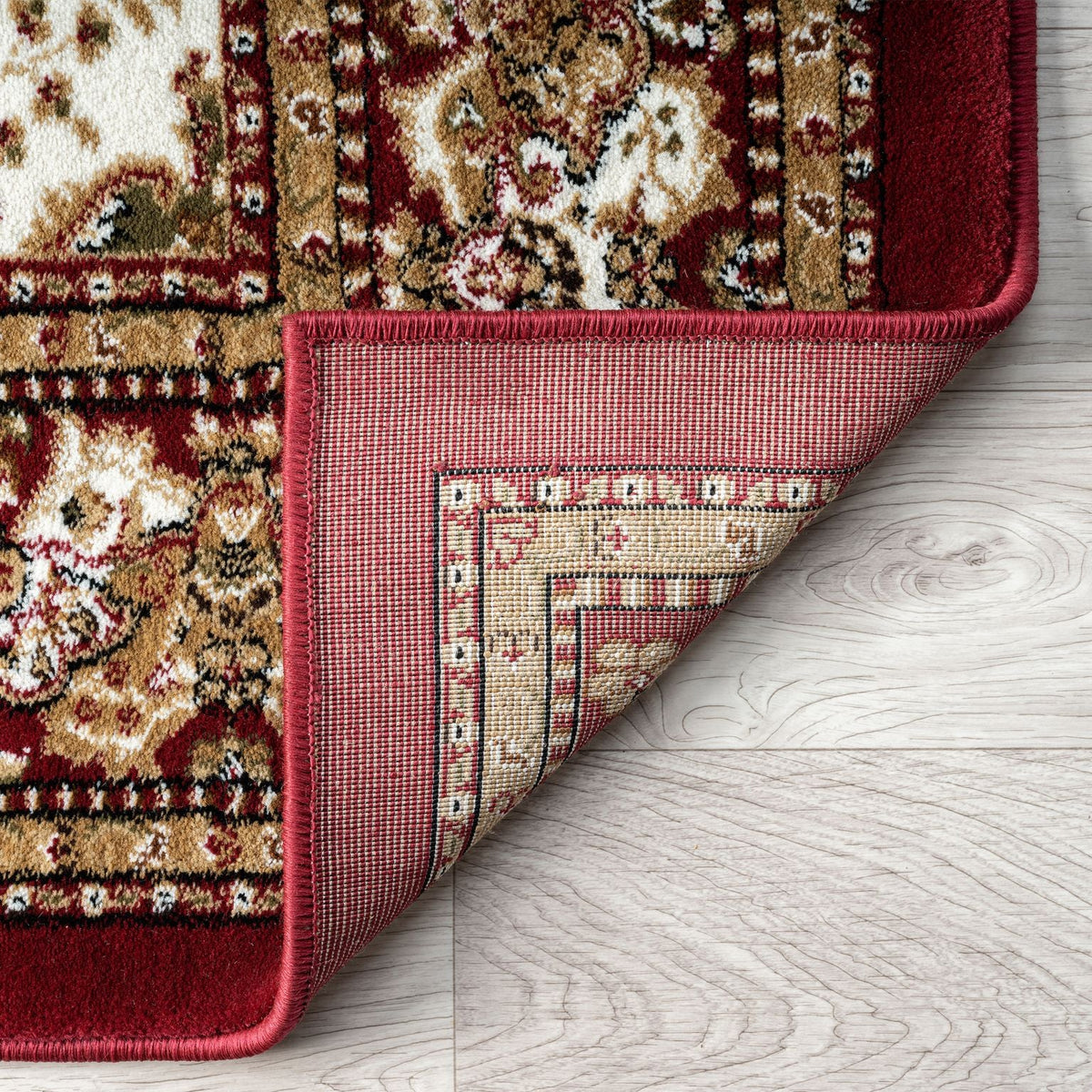 Royal 528 Red Traditional Hallway Runner