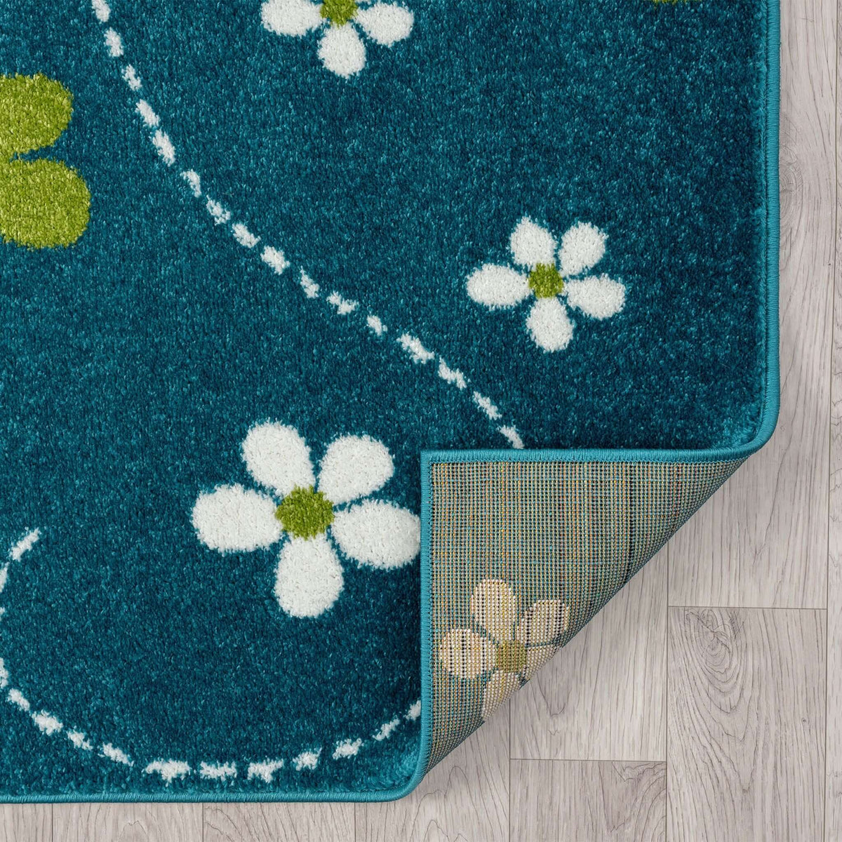 Kidsville 572 Blue Turkish Rug