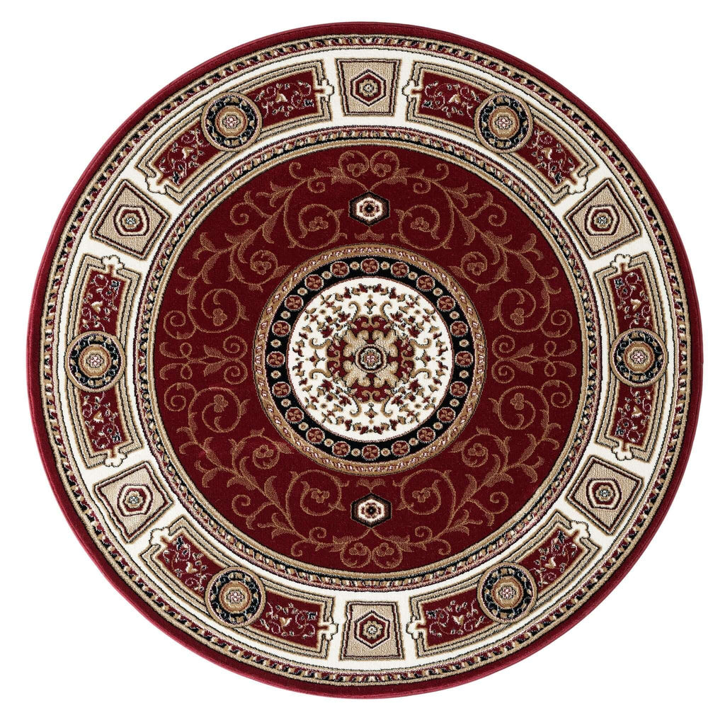 Estate 511 Red Round Rug lifestyle view