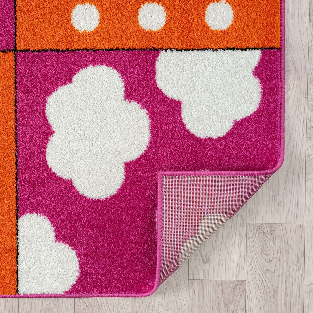 Kidsville 573 Pink Turkish Rug