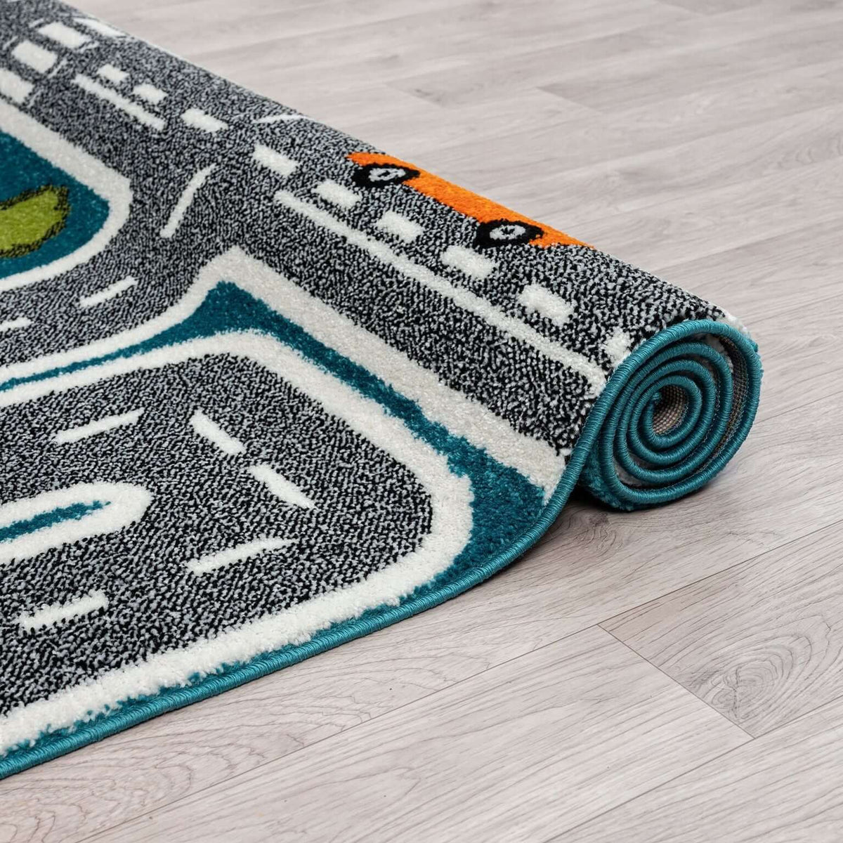 Kidsville 574 Blue Turkish Rug