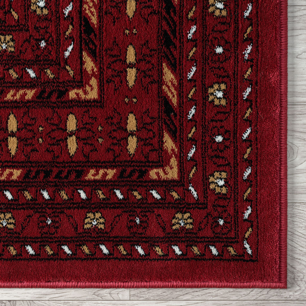 Royal 521 Red Traditional Hallway Runner