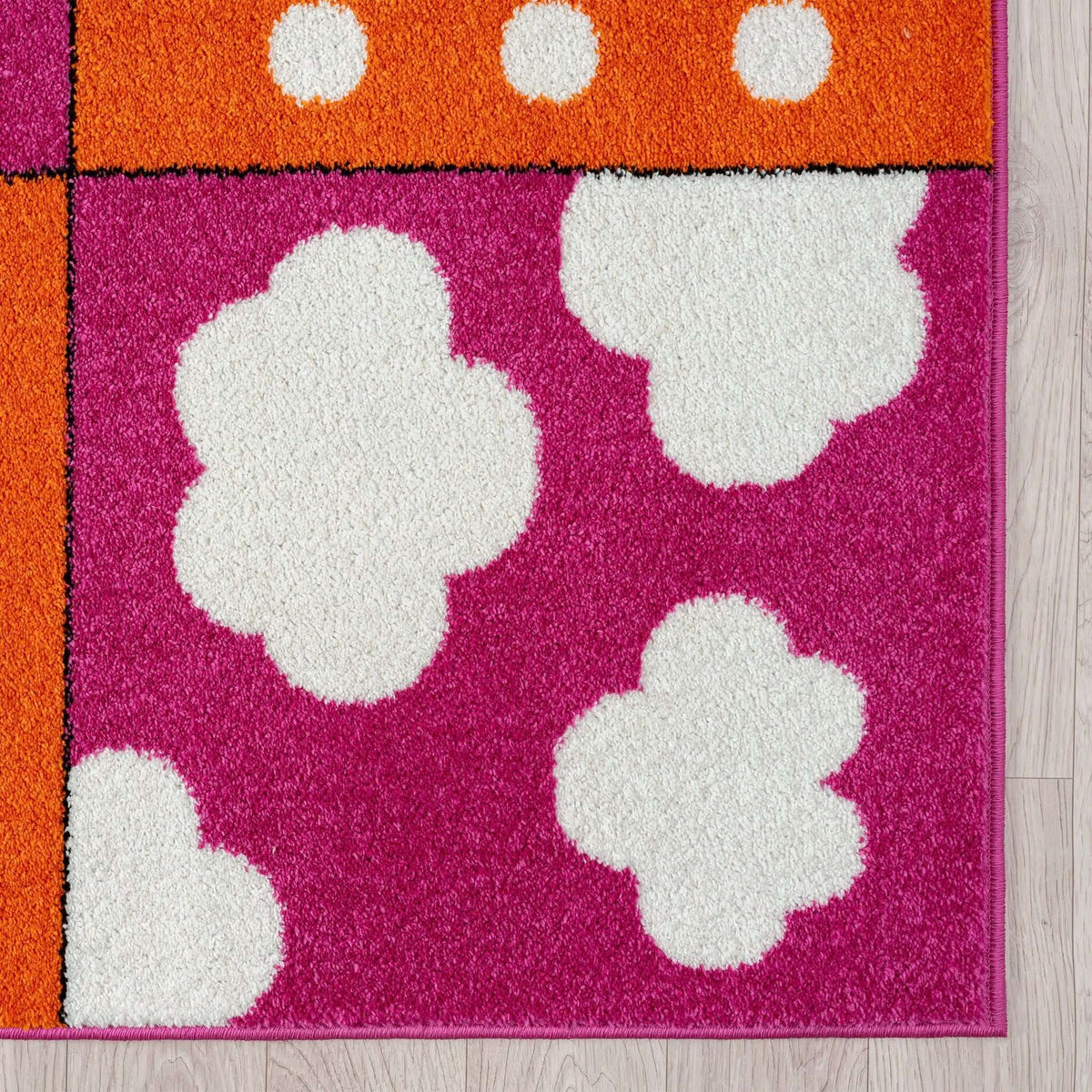 Kidsville 573 Pink Turkish Rug