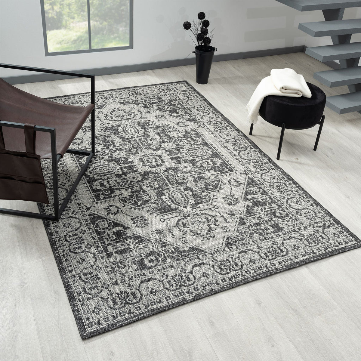 Alfresco 424 Slate Turkish Rug