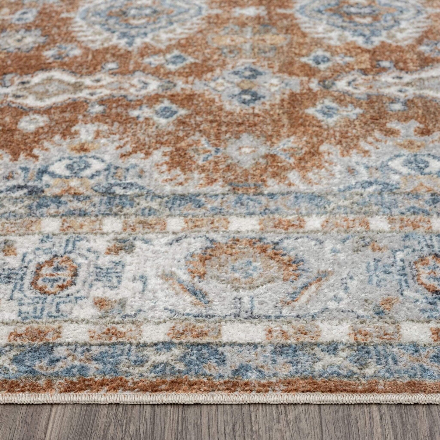 Easy Washable Rugs 367 Terra Rectangle   