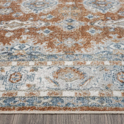 Easy Washable Rugs 367 Terra Rectangle   