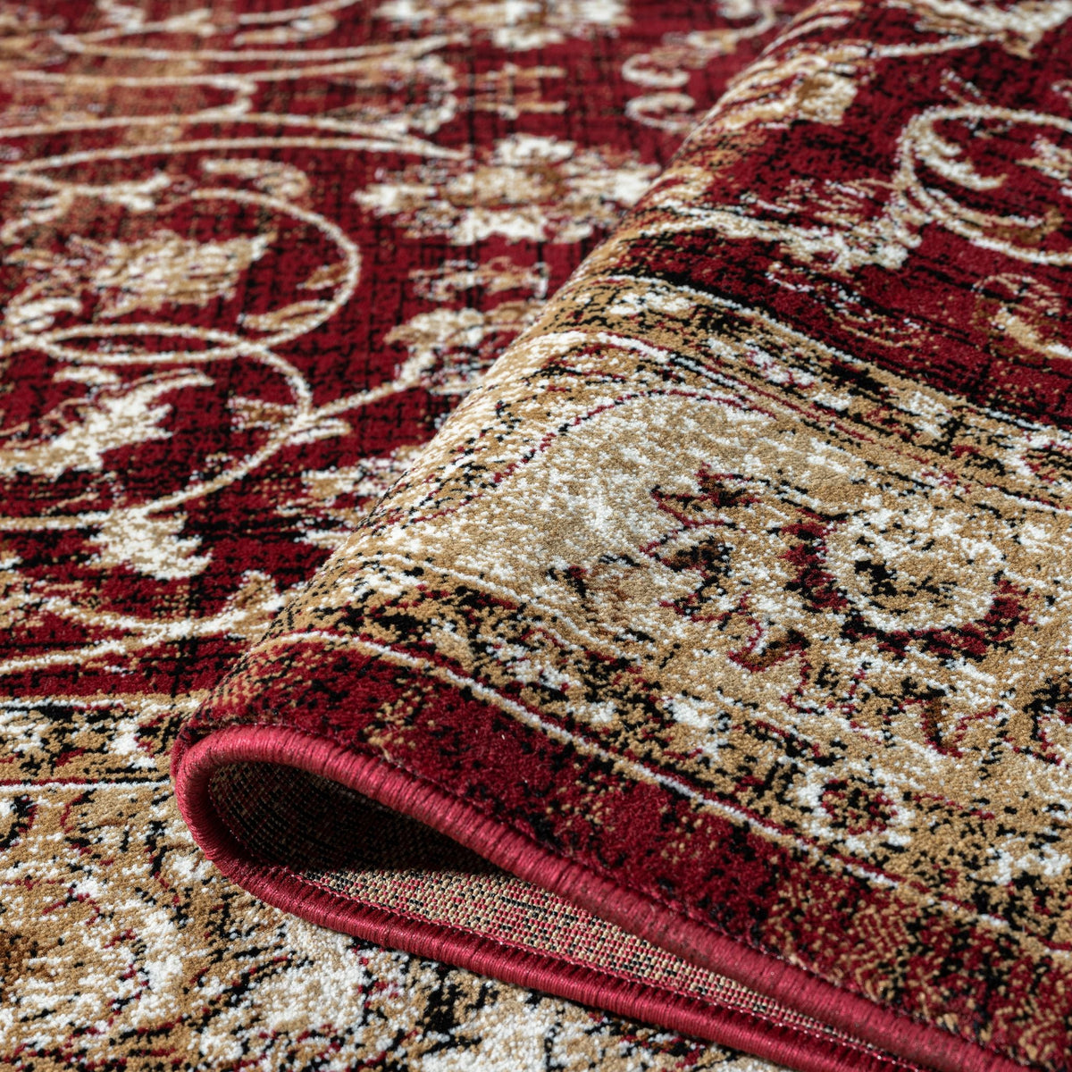 Royal 527 Red Traditional Hallway Runner