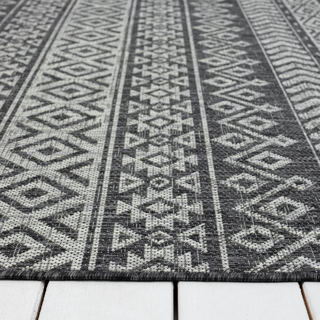Alfresco 421 Charcoal Hallway Runner