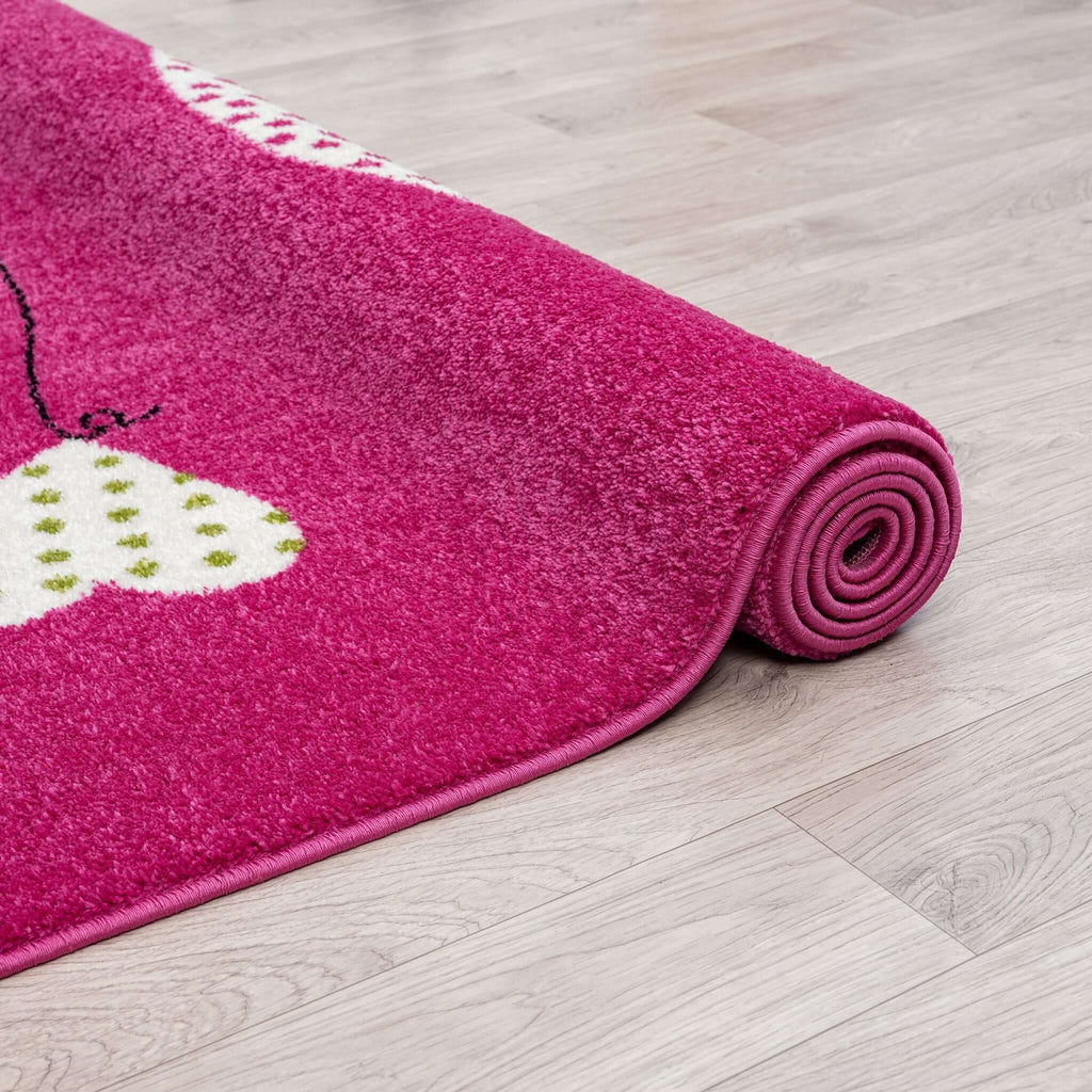 Kidsville 576 Pink Turkish Rug