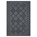 Calm 416 Charcoal Turkish Rug lifestyle view