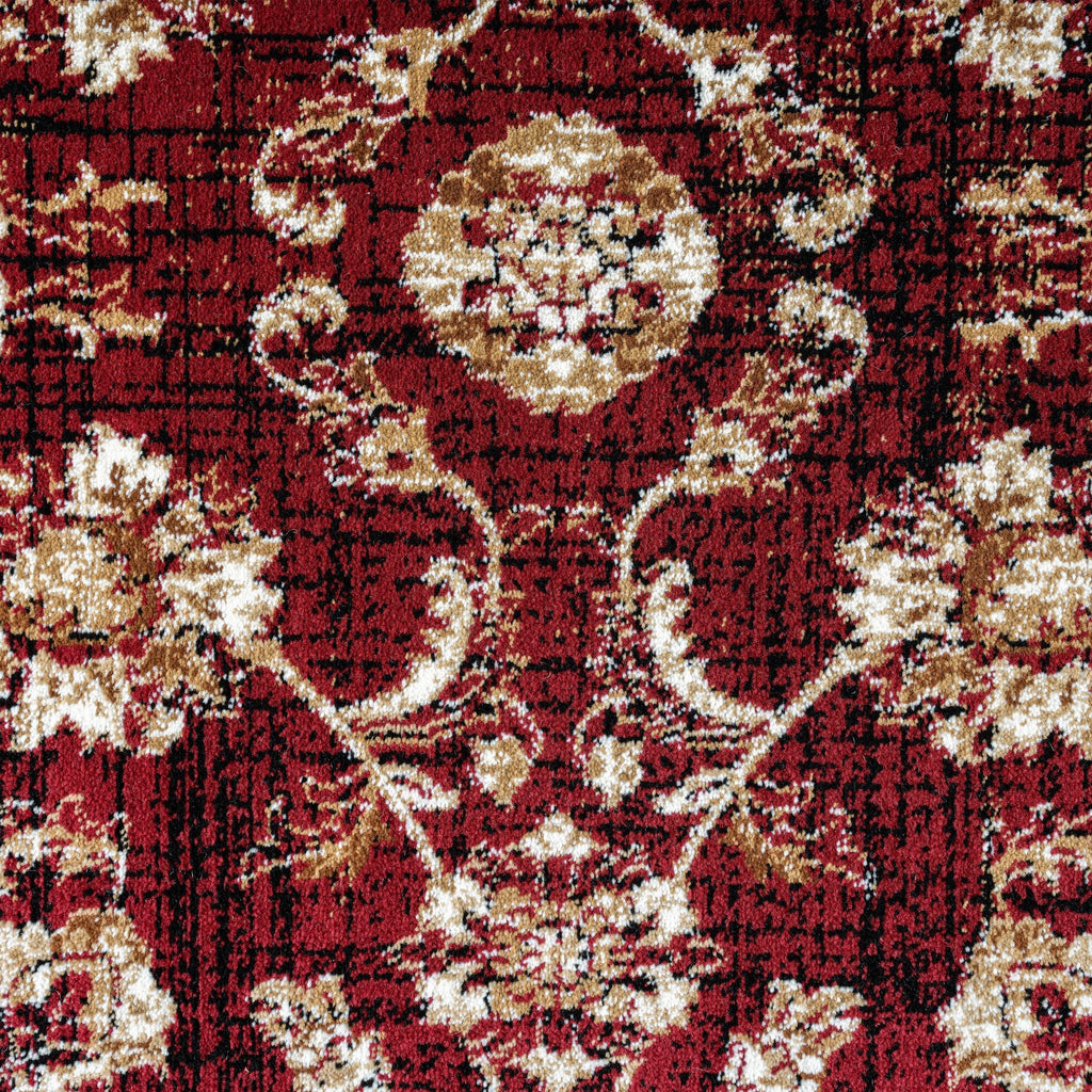 Royal 527 Red Traditional Hallway Runner