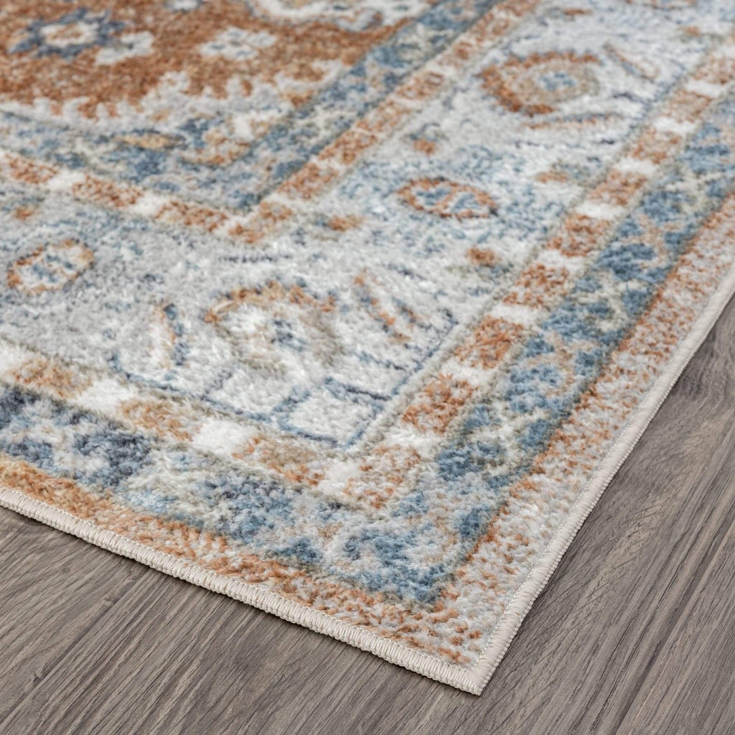 Easy Washable Rugs 367 Terra Rectangle   