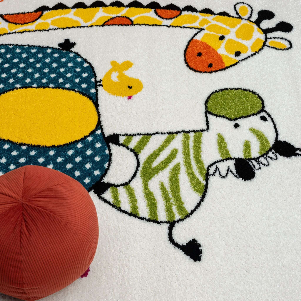 Kidszone 586 Cream Turkish Rug