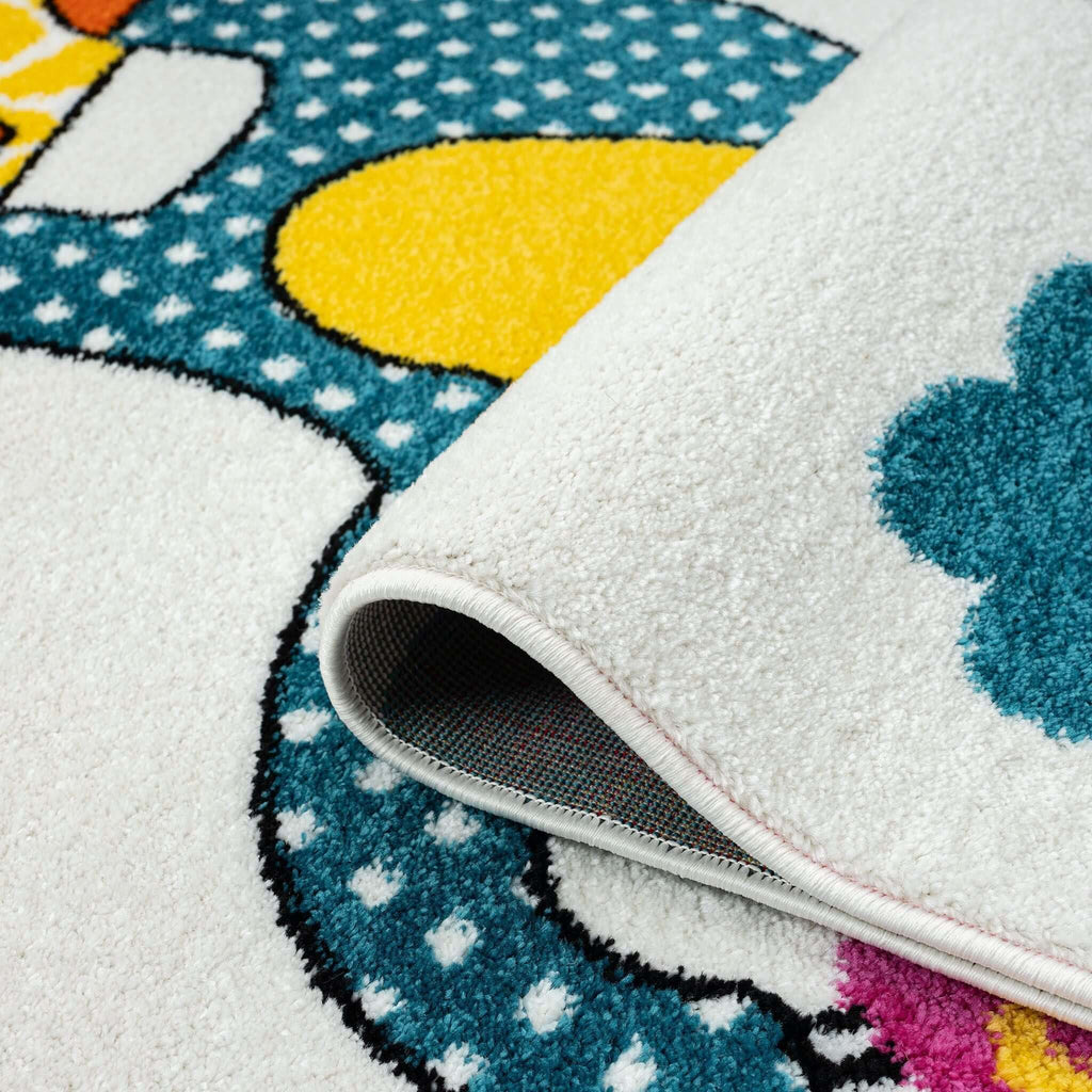 Kidszone 586 Cream Turkish Rug
