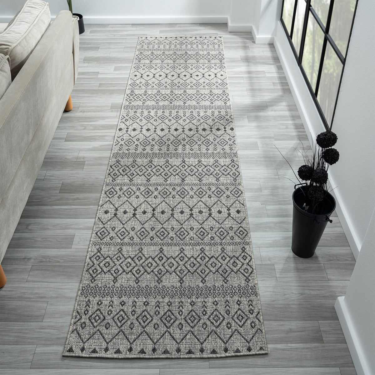Alfresco 423 Lava Hallway Runner
