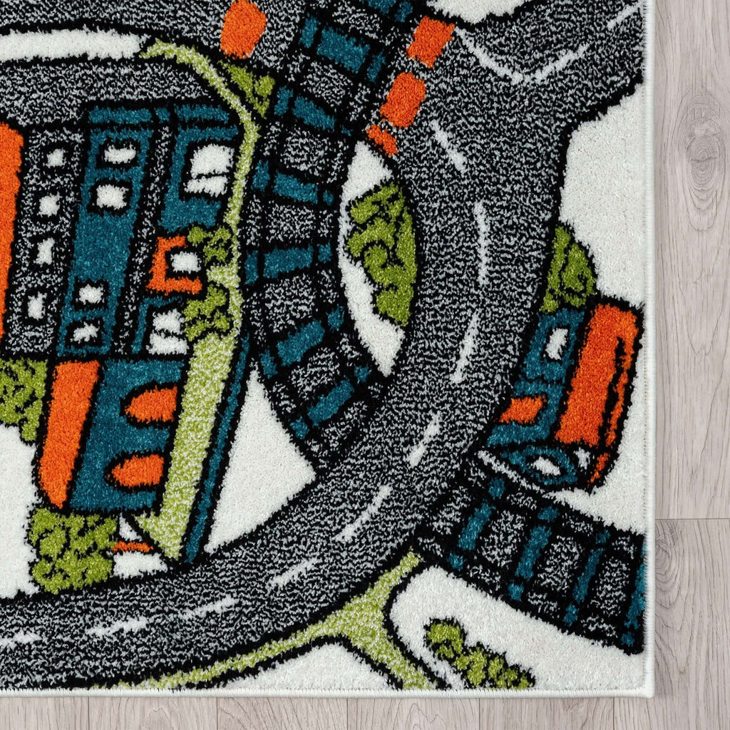 Kidsville 575 Cream Turkish Rug