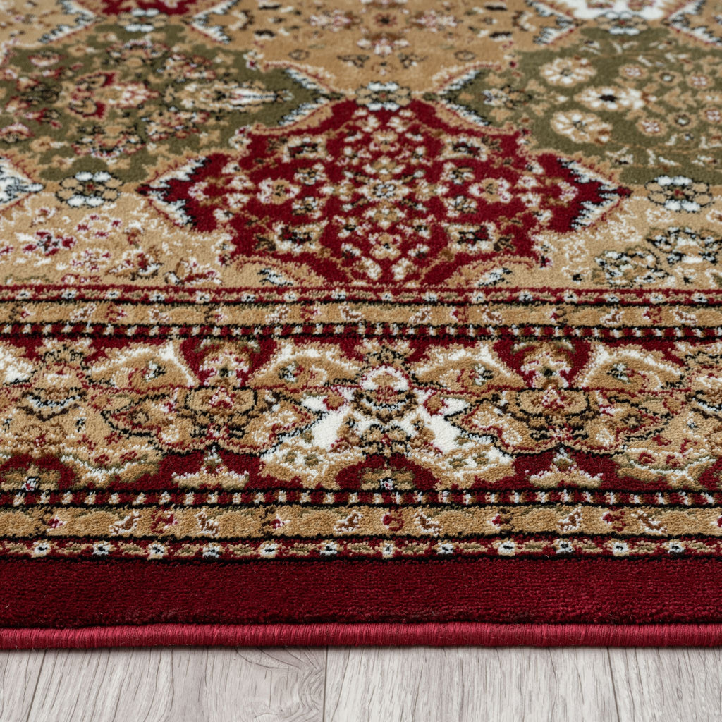 Royal 528 Red Traditional Hallway Runner