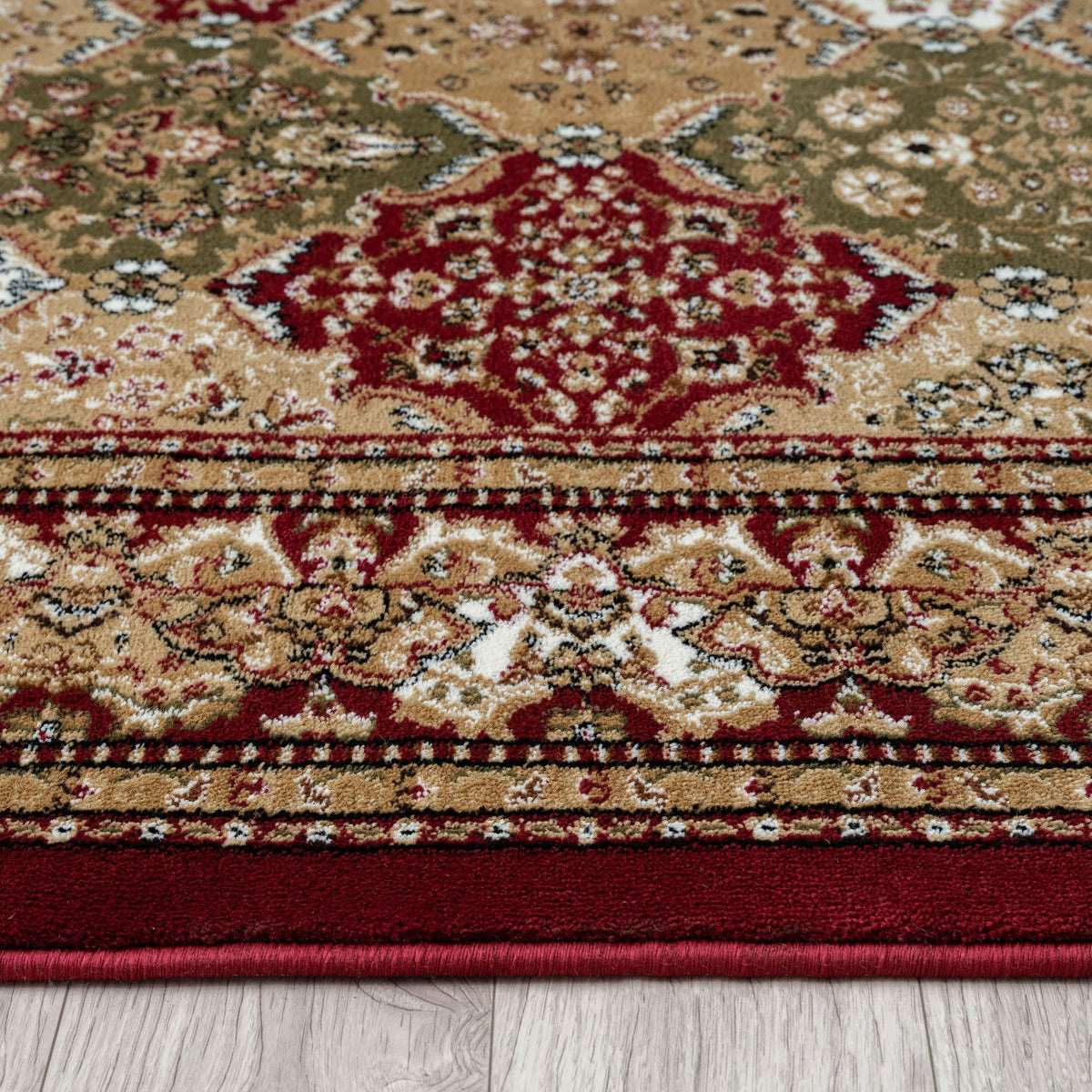 Royal 528 Red Traditional Hallway Runner