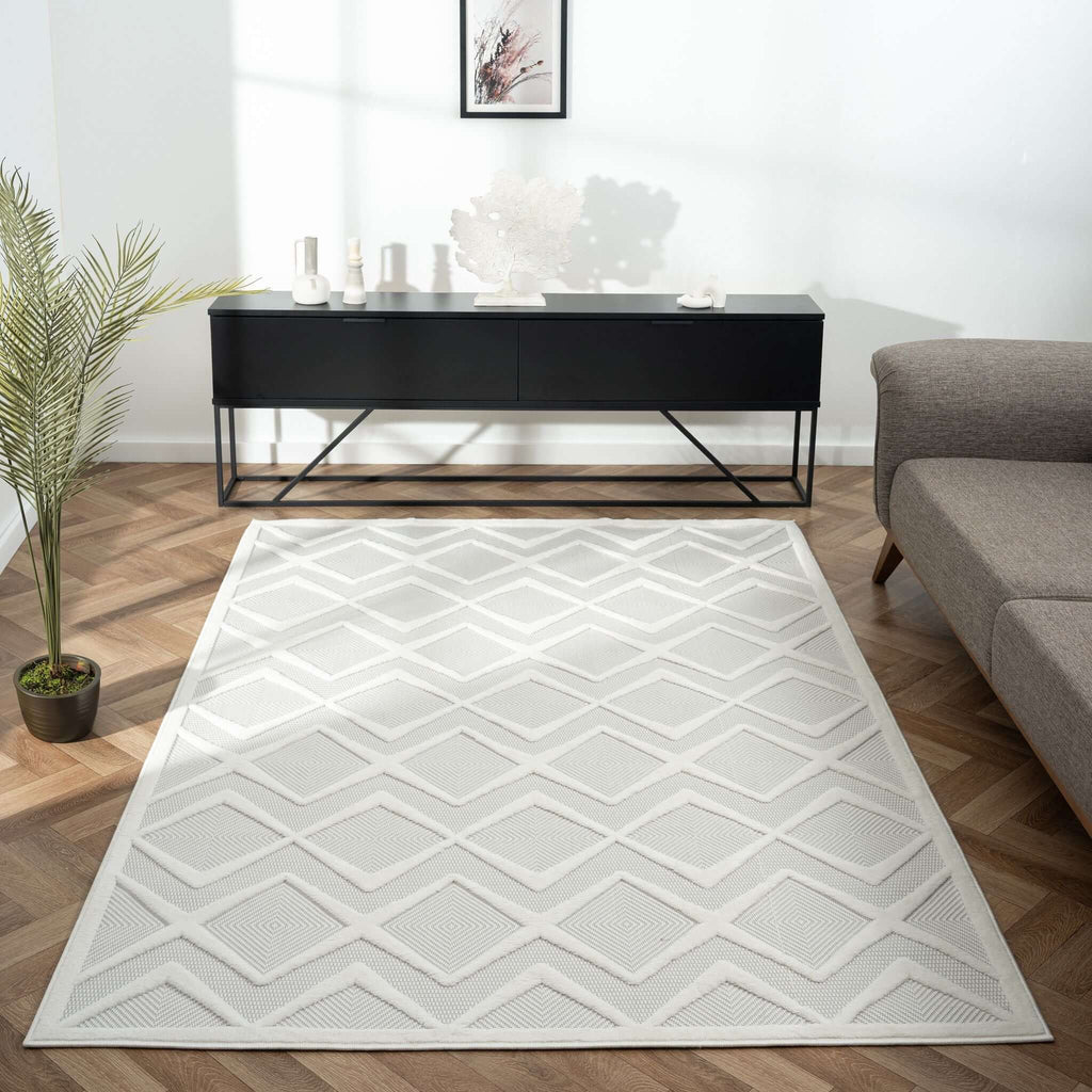 Calm 417 Pearl Turkish Rug