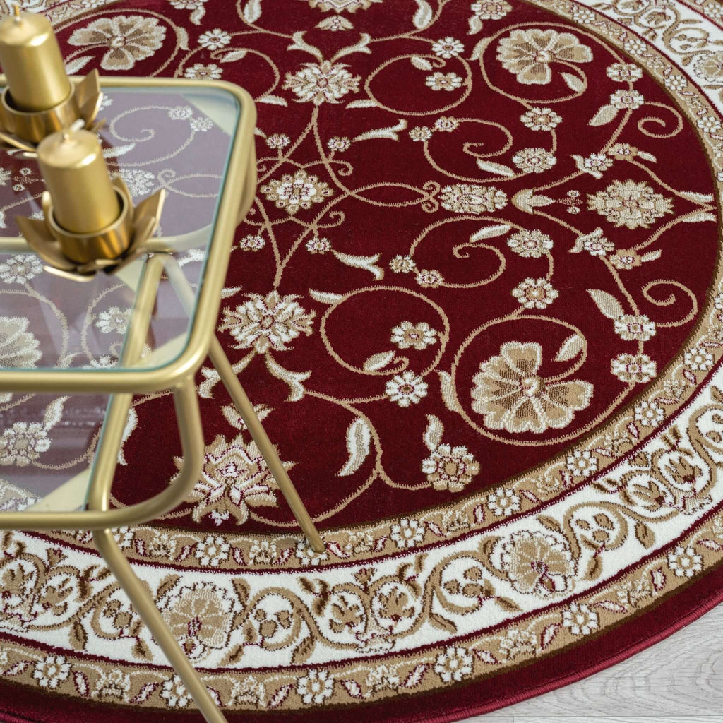 Estate 512 Red Round Rug