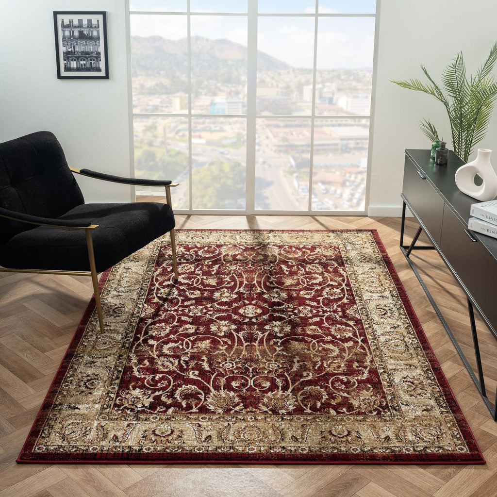 Royal 527 Red Traditional Turkish Rug