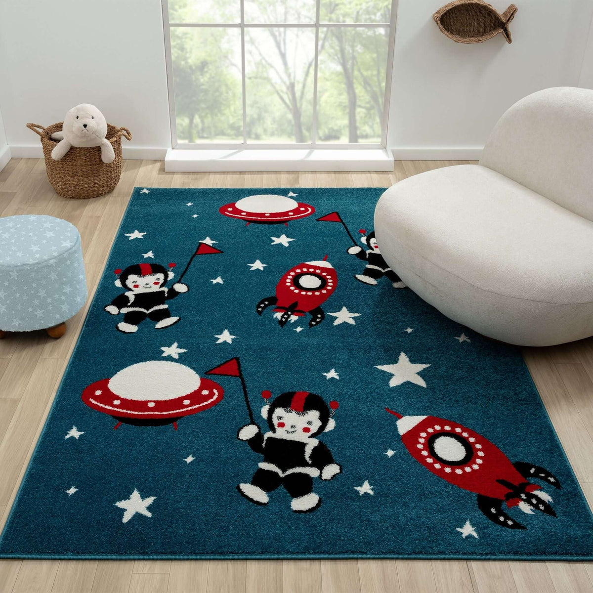 Kidszone 587 Blue Turkish Rug
