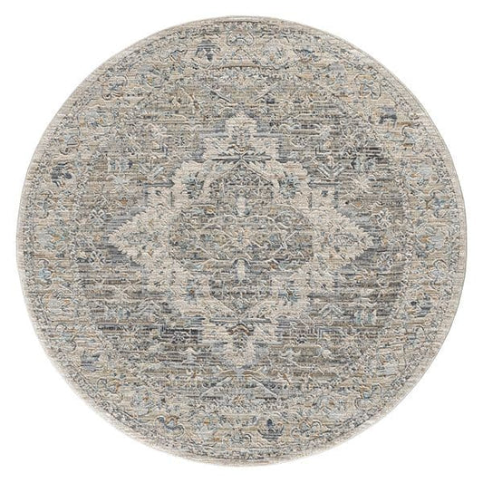 Aubrey 6753 Taupe Round Round   