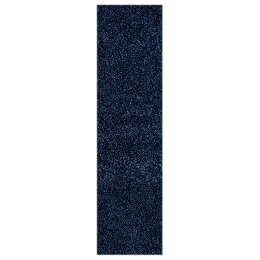 Fleecy 396 Navy Hallway Runner lifestyle view