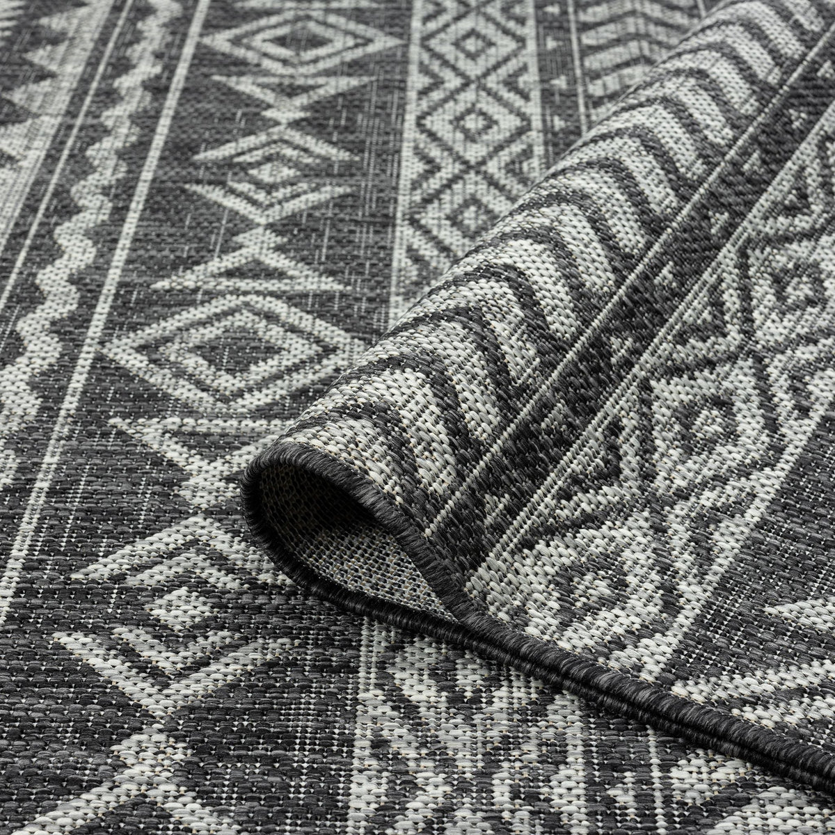 Alfresco 421 Charcoal Hallway Runner