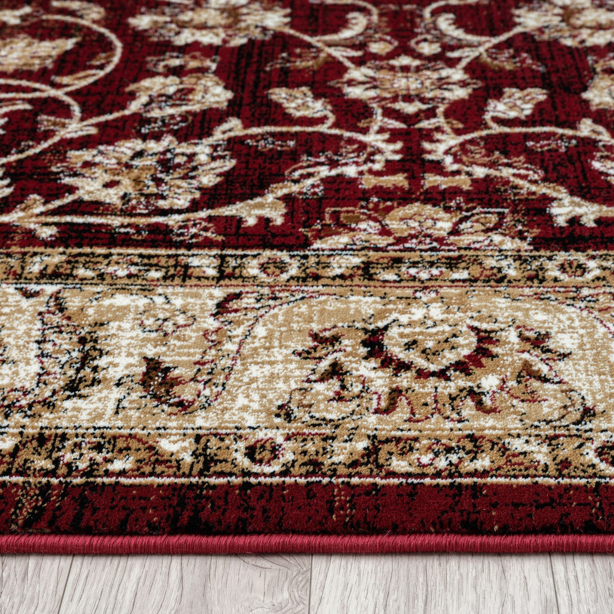Royal 527 Red Traditional Hallway Runner