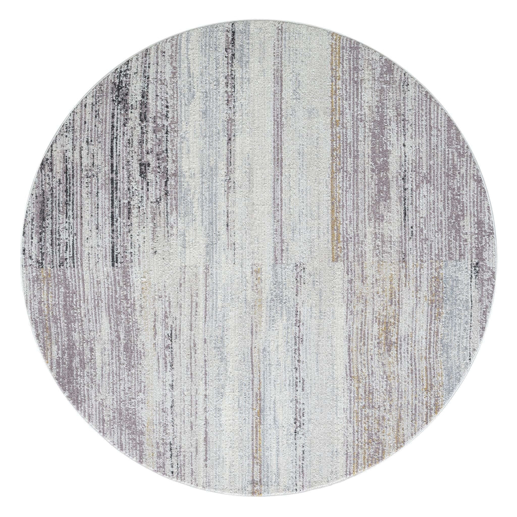 Easton 469 Cloud Round Rug lifestyle view
