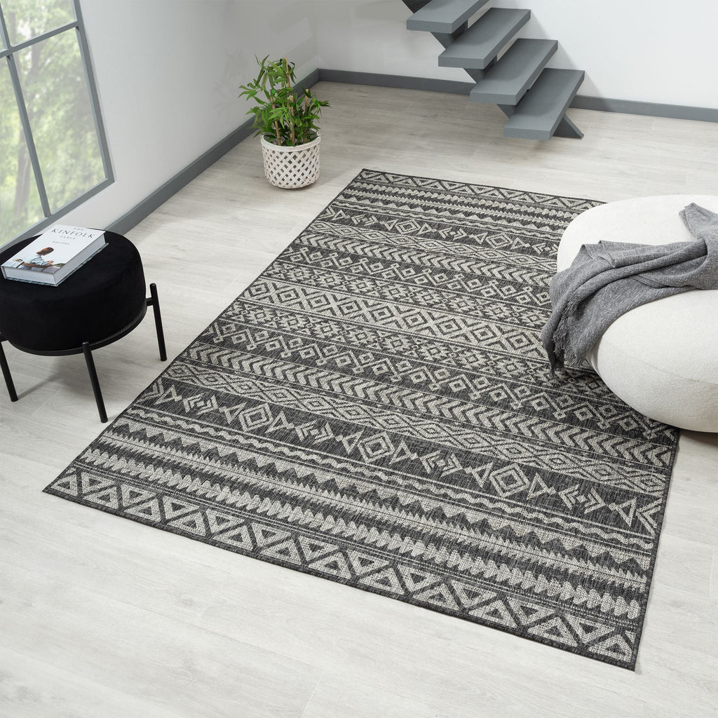 Alfresco 421 Charcoal Turkish Rug