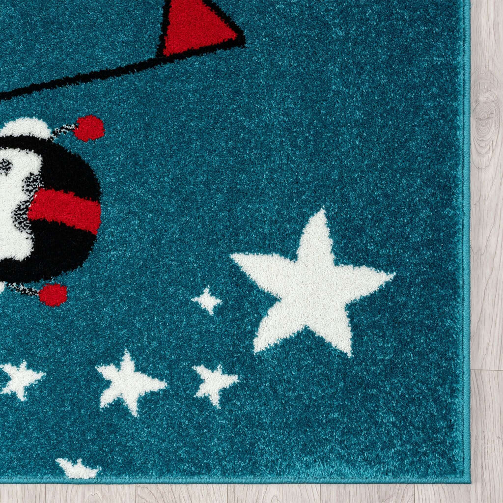 Kidszone 587 Blue Turkish Rug