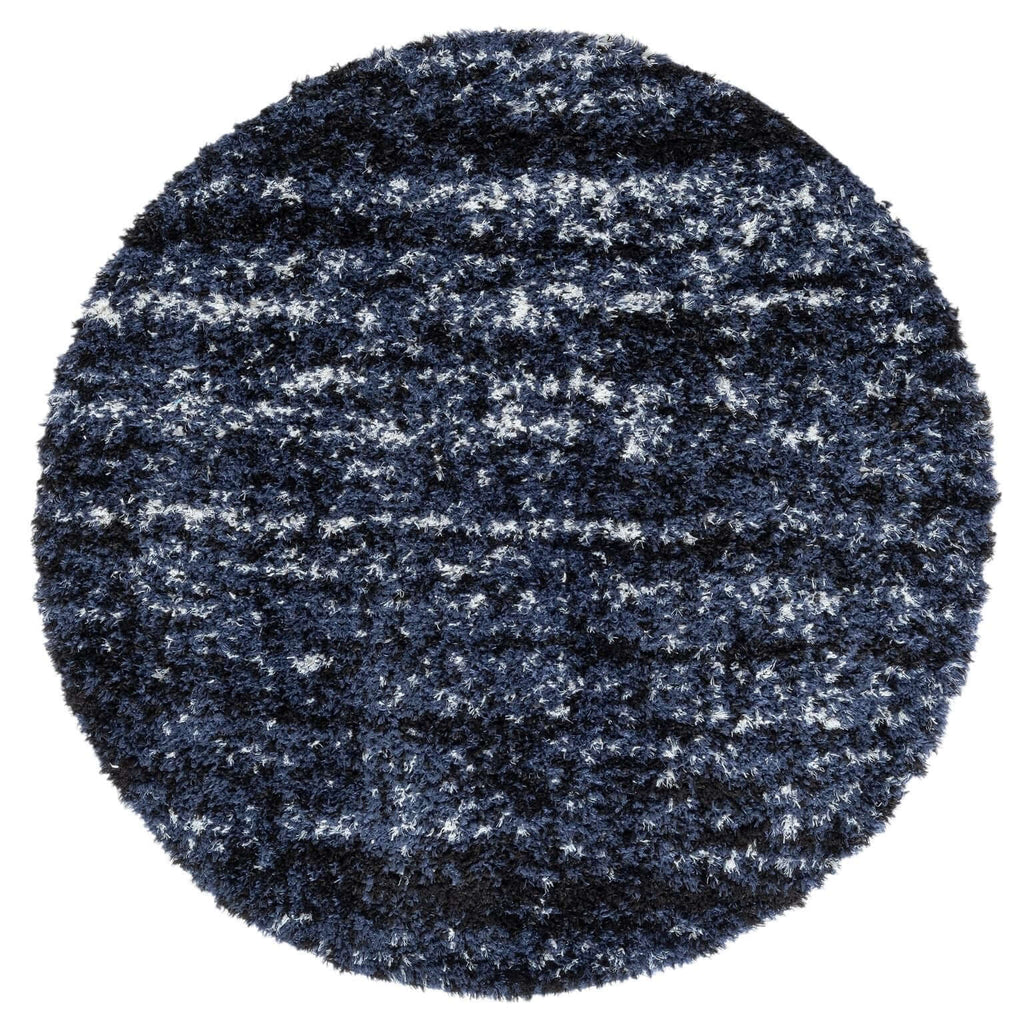 Plushy 386 Lava Round Rug lifestyle view
