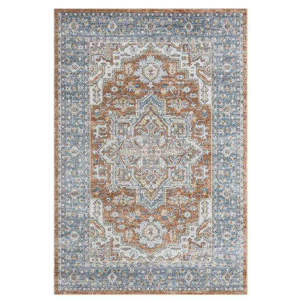 Easy 366 Indigo Turkish Rug lifestyle view