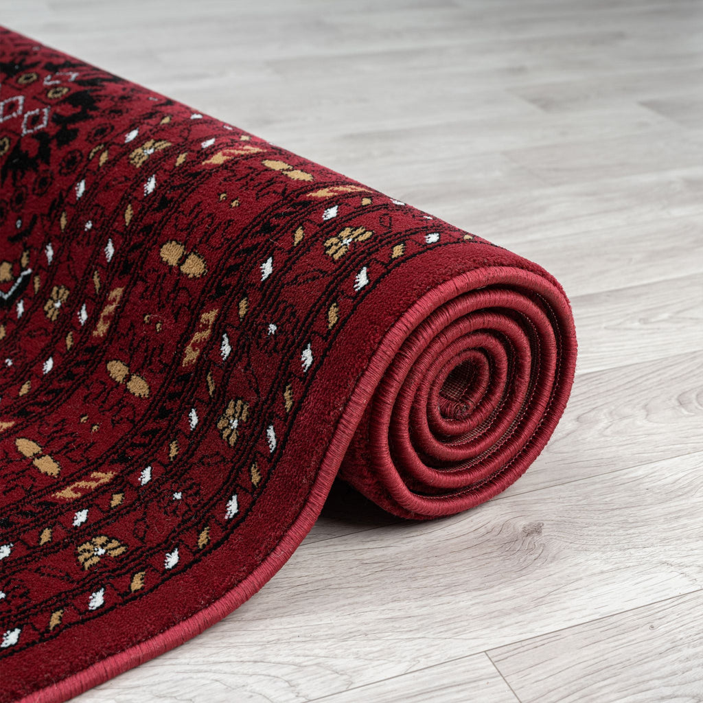 Royal 521 Red Traditional Hallway Runner