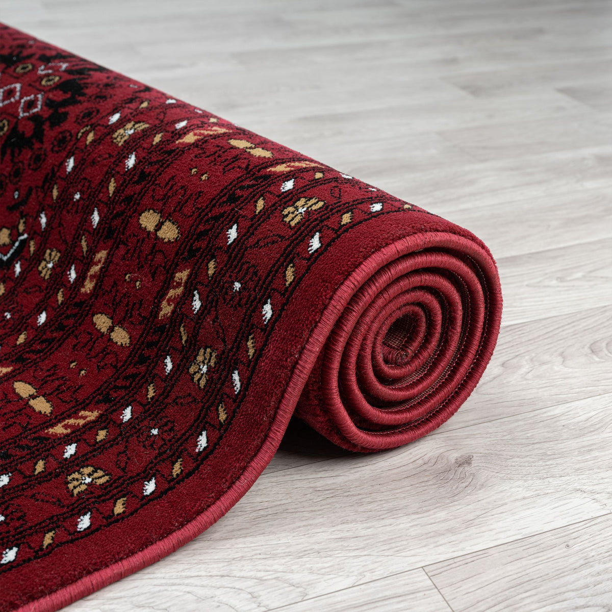 Royal 521 Red Traditional Hallway Runner