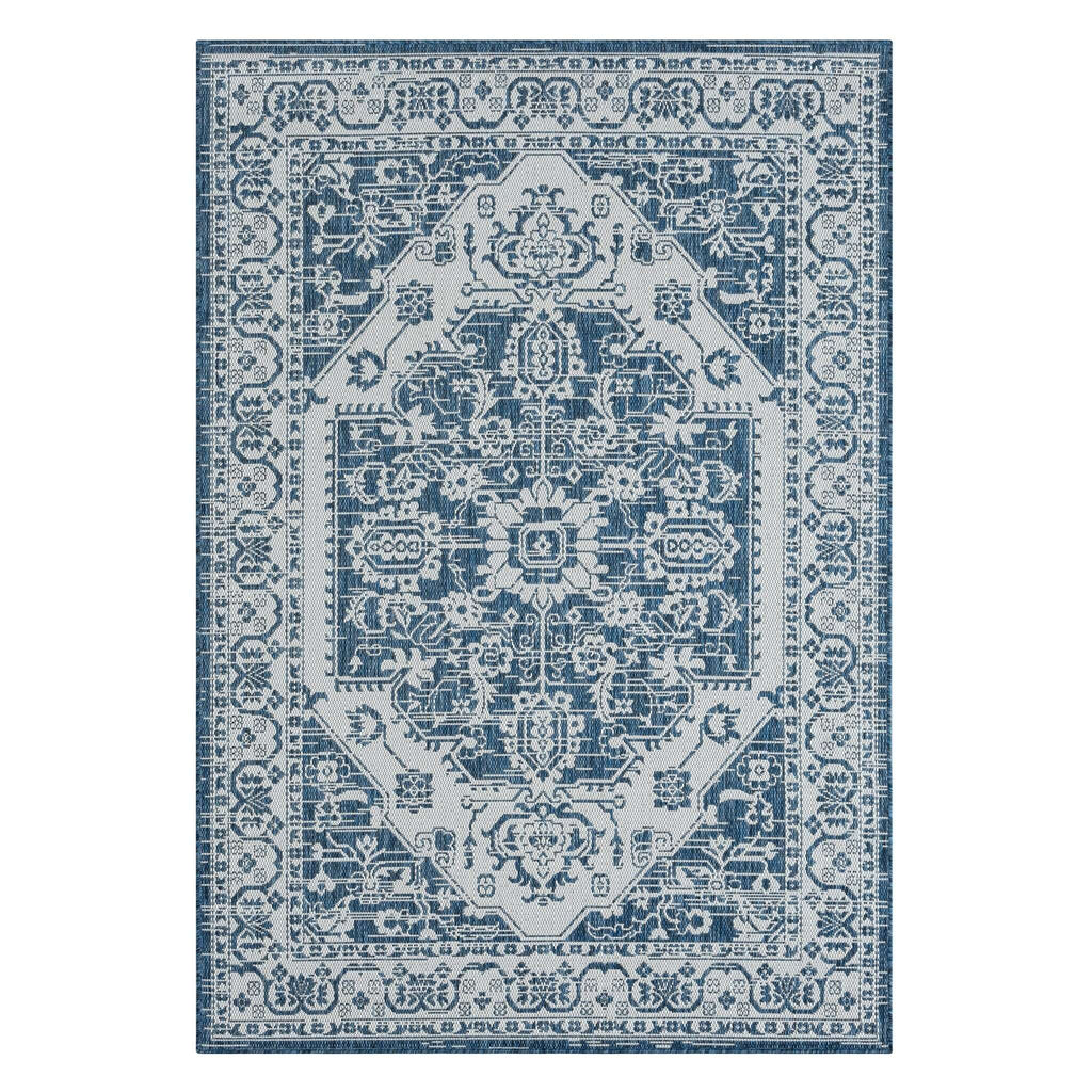 Patio 455 Denim Turkish Rug lifestyle view