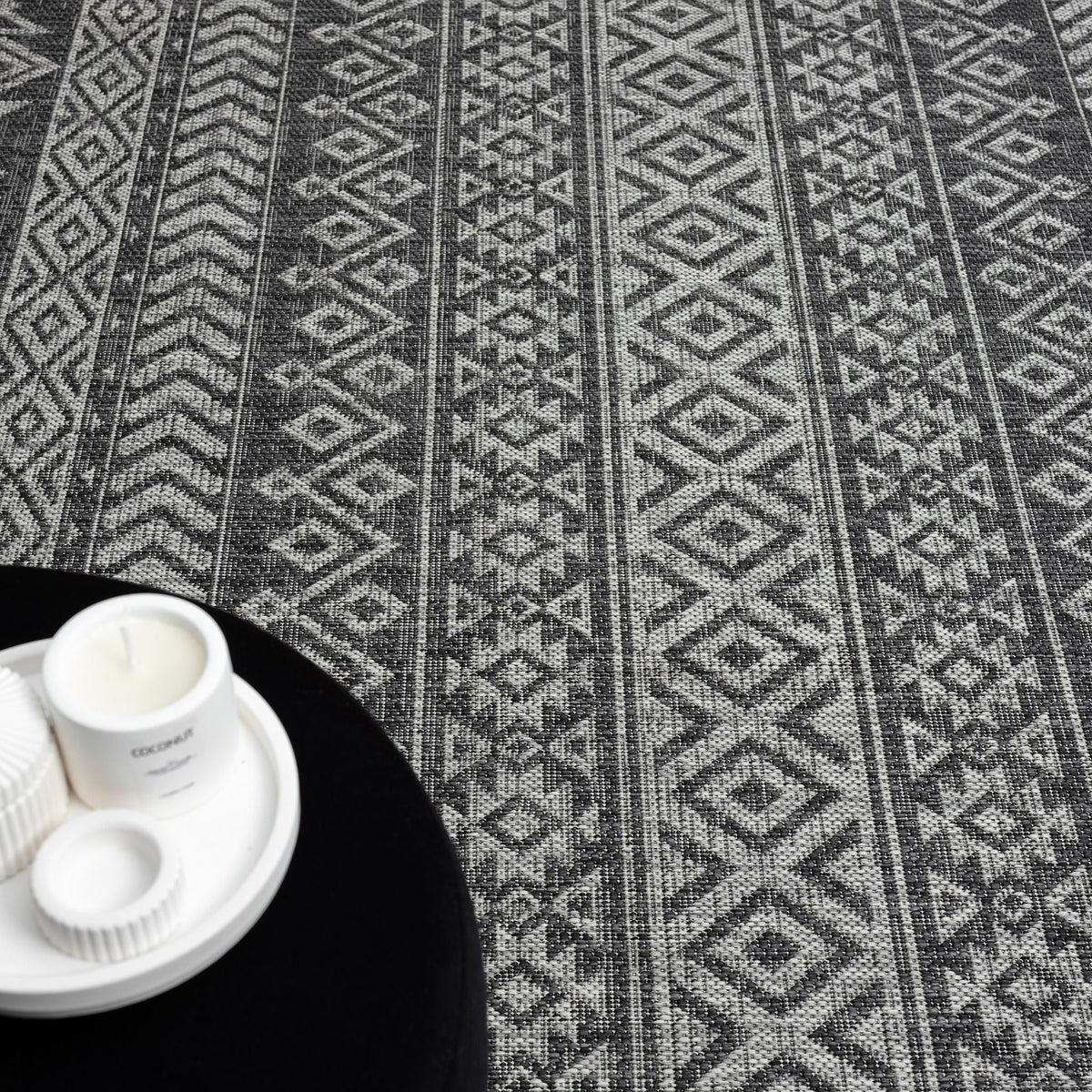 Alfresco 421 Charcoal Turkish Rug