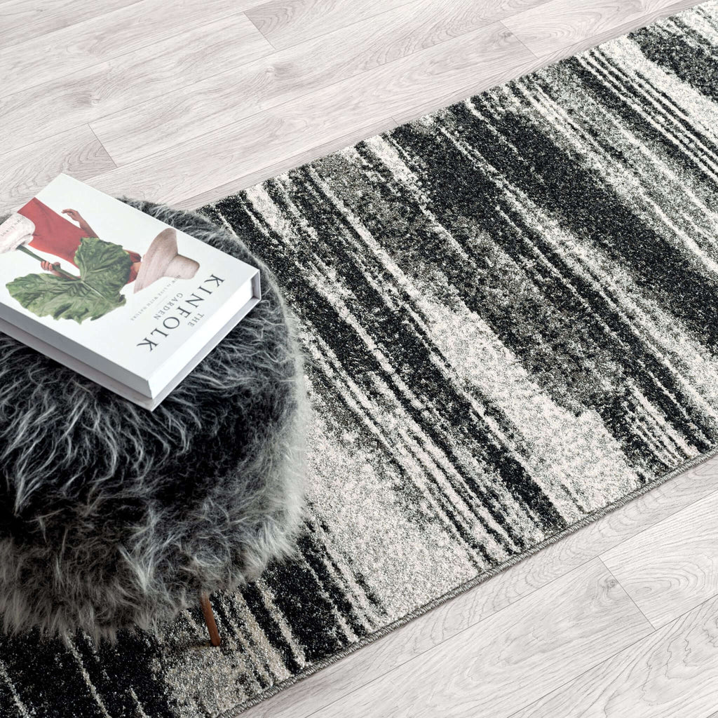 Astor 481 Charcoal Hallway Runner