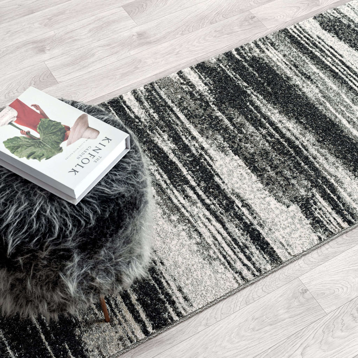 Astor 481 Charcoal Hallway Runner