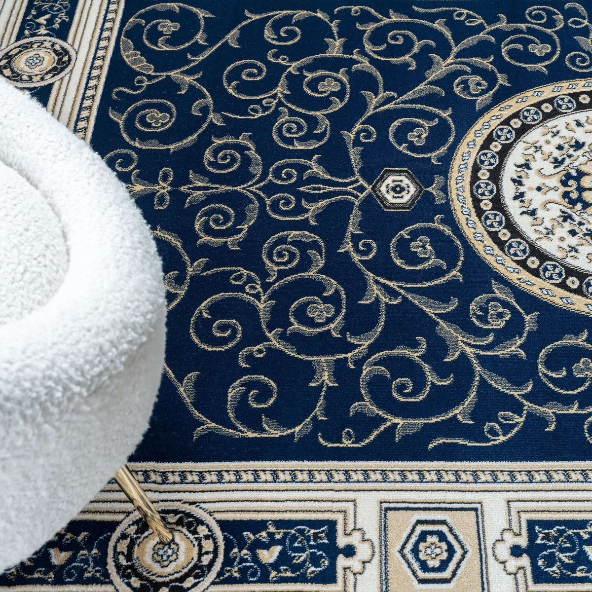 Estate 511 Navy Turkish Rug