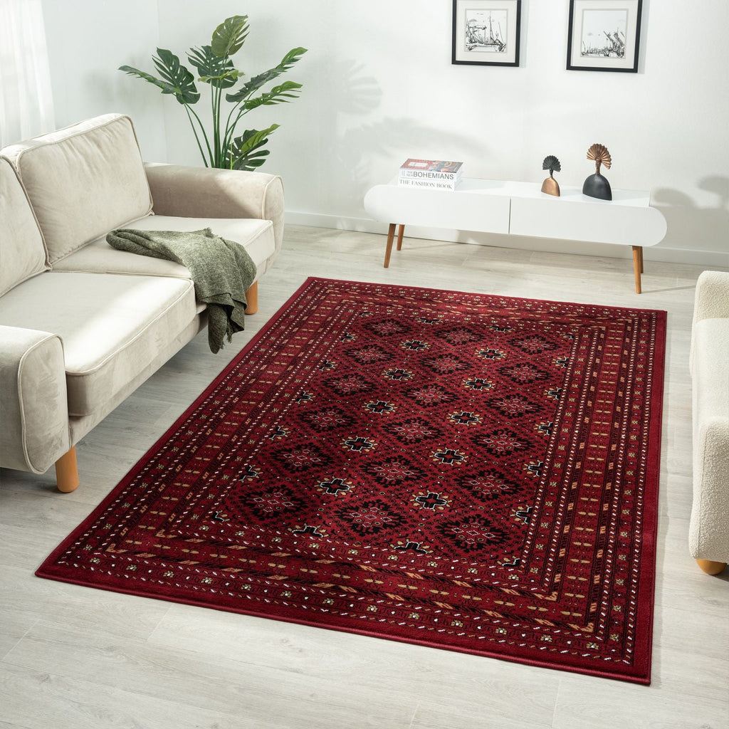 Royal 521 Red Traditional Turkish Rug