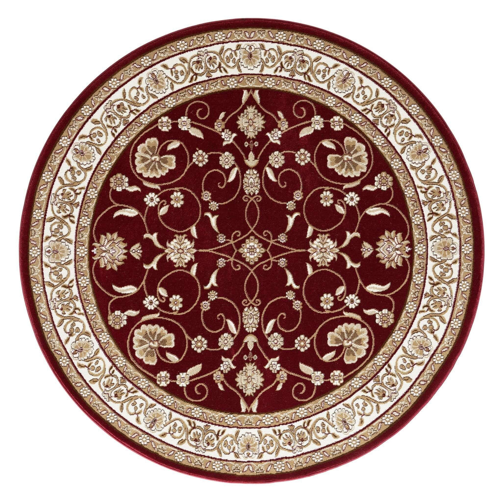 Estate 512 Red Round Rug lifestyle view