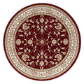 Estate 512 Red Round Rug lifestyle view